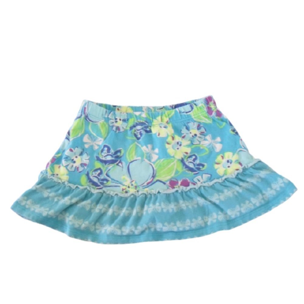 Blue Flower Skorts